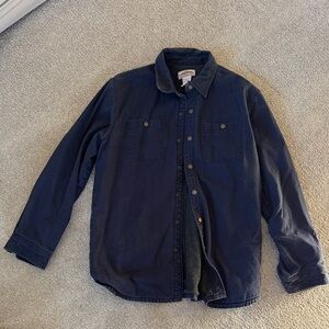 L.L. Bean Navy Blue Shirt Jacket